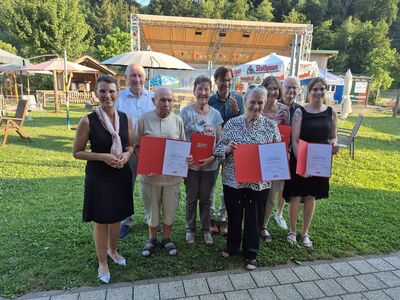 Jubilare, Jubilarinnen und die Ehrenden