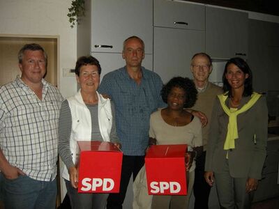 von links: Sven Dorn, Hildegard Rogg, Klemens Lampart, Dr. Audrein James, Gerd Schmied, Rita Schwarzelühr-Sutter