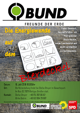 Flyer Einladung Diskussion zur Energiewende